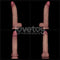 VIBRADOR REALISTICO DUPLA DENSIDADE 25CM (10")