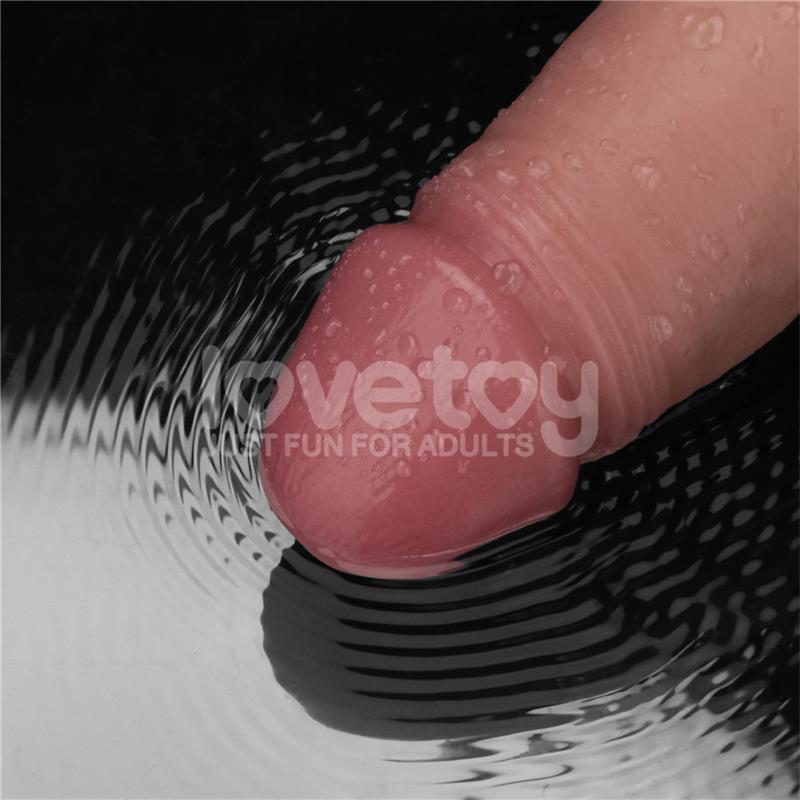 VIBRADOR REALISTICO DUPLA DENSIDADE 21,5CM (8,5")