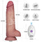 VIBRADOR REALISTICO DUPLA DENSIDADE 21,5CM (8,5")