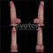 VIBRADOR REALISTICO DUPLA DENSIDADE 20 CM (8")