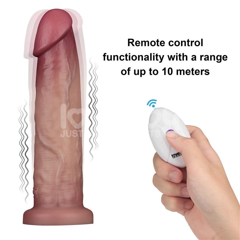 VIBRADOR REALISTICO DUPLA DENSIDADE 23CM (9")
