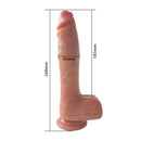 VIBRADOR DE SILICONE COM AQUECIMENTO E MOVIMENTO PARA CIMA E PARA BAIXO