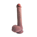 VIBRADOR DE SILICONE COM AQUECIMENTO E MOVIMENTO PARA CIMA E PARA BAIXO 28CM