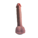 VIBRADOR DE SILICONE COM AQUECIMENTO E MOVIMENTO PARA CIMA E PARA BAIXO 28CM