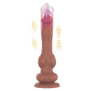DILDO COM VIBRAÇÃO E MOVIMENTO PARA CIMA E PARA BAIXO 22,5CM