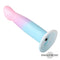 DILDO COLORIDO COM VIBRAÇÃO 17CM