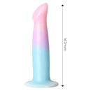 DILDO COLORIDO COM VIBRAÇÃO 17CM