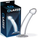 DILDO CRYSTAL GLAZED CURVO