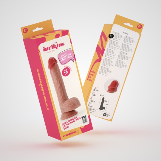 DILDO DE SILICONE LÍQUIDO INVIKTUS 8 CRUSHIOUS