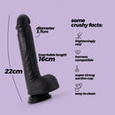 DILDO DE SILICONE LÍQUIDO INVIKTUS 8 CRUSHIOUS