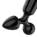 DILDO DE VIDRO COM PLUG TRIPLE CRYSTAL 1 SATISFYER