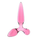 DILDO DE VIDRO COM PLUG TRIPLE CRYSTAL 2 SATISFYER