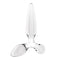DILDO DE VIDRO COM PLUG TRIPLE CRYSTAL 2 SATISFYER