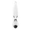 DILDO DE VIDRO COM PLUG TRIPLE CRYSTAL 2 SATISFYER