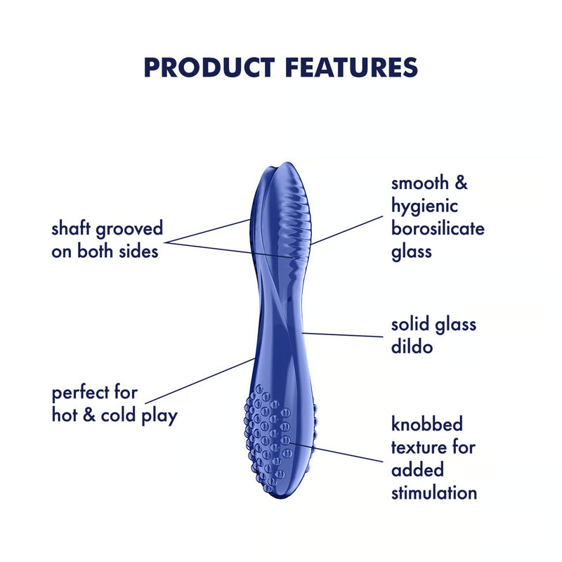 DILDO DE VIDRO DAZZLING CRYSTAL 2 SATISFYER