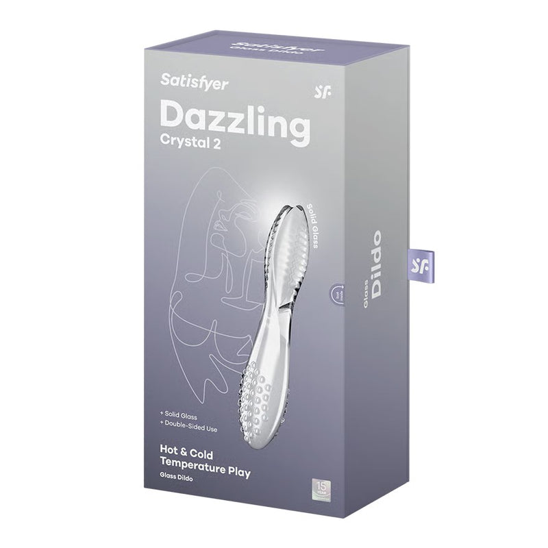 DILDO DE VIDRO DAZZLING CRYSTAL 2 SATISFYER