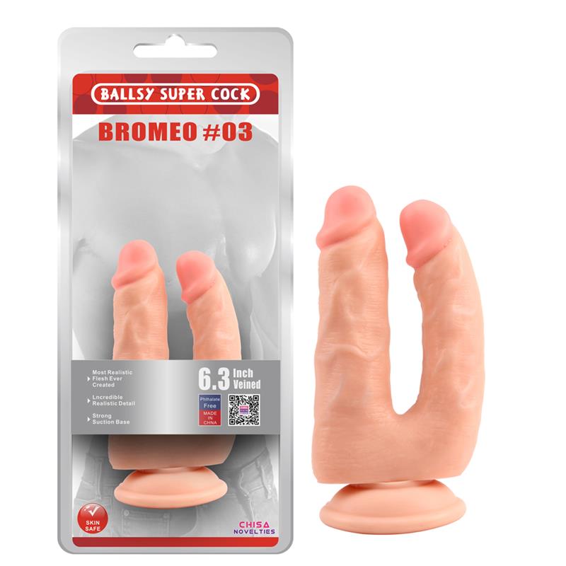 DILDO DUPLO BROMEO 6.3