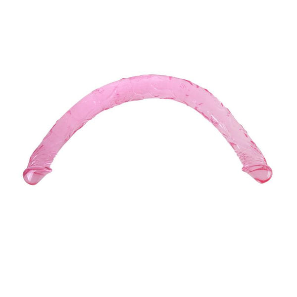 DILDO DOUBLE ROSA 44CM