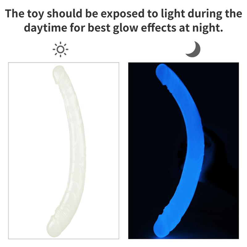 DILDO DUPLO LUMINOSO