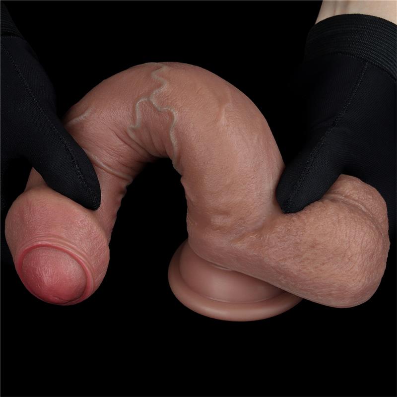 DILDO DUAL LAYER 8"