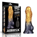DILDO INSUFLÁVEL SILICONE DUPLA DENSIDADE 8"