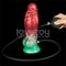 DILDO INSUFLÁVEL SILICONE DUPLA DENSIDADE 8"