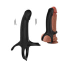 DILDO DE DUPLA PENETRAÇÃO COM VIBRAÇÃO