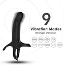 DILDO DE DUPLA PENETRAÇÃO COM VIBRAÇÃO
