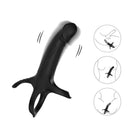 DILDO DE DUPLA PENETRAÇÃO COM VIBRAÇÃO