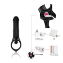 DILDO DE DUPLA PENETRAÇÃO COM VIBRAÇÃO