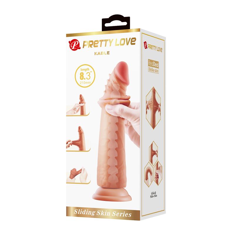 DILDO REALISTA PIEL KABLE 21CM