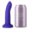 DILDO  COM VIBRAÇÃO QUE MUDA DE COR LILÁS A ROSA TAM. S - 14CM