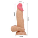 DILDO REALISTA PIEL 19,4CM