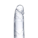 DILDO REALISTA COM TESTICULOS CRYSTAL GLAZED 22 CM