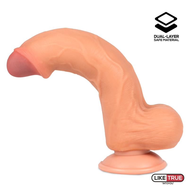 DILDO REALISTICO SLIDY DESLIZANTE E AJUSTÁVEL 8,7"