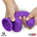 DILDO REALISTICO LIKETRUE DE SILICONE LÍQUIDO 8"