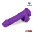 DILDO REALISTICO LIKETRUE DE SILICONE LÍQUIDO 8"