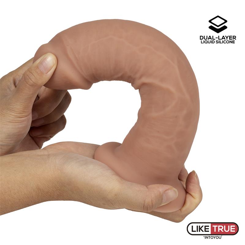 DILDO REALISTA ARTICULÁVEL DUAL LAYER 8.25"