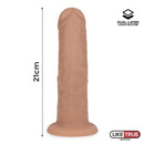 DILDO REALISTA ARTICULÁVEL DUAL LAYER 8.25"