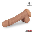 DILDO REALISTICO LIKETRUE DE SILICONE LÍQUIDO 8"