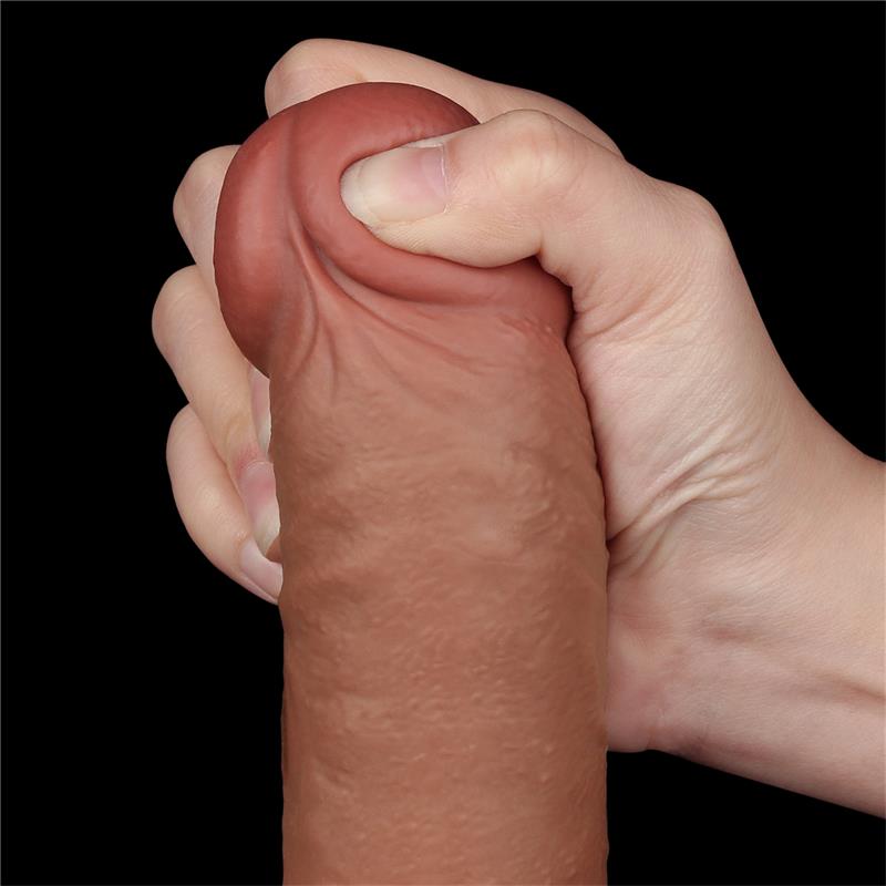 DILDO SLIDING DUAL LAYER 9.5"