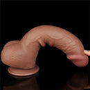 DILDO SLIDING DUAL LAYER 9.5"