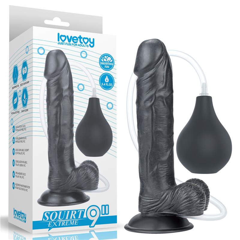 DILDO COM FUNÇÃO DE EJACULADOR 9"