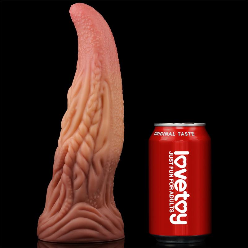 DILDO LÍNGUA DUAL LAYER 10"