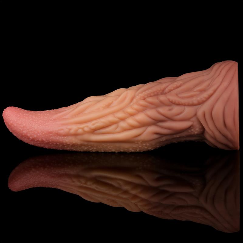 DILDO LÍNGUA DUAL LAYER 10"