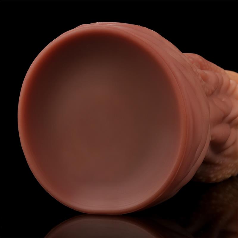 DILDO LÍNGUA DUAL LAYER 10"