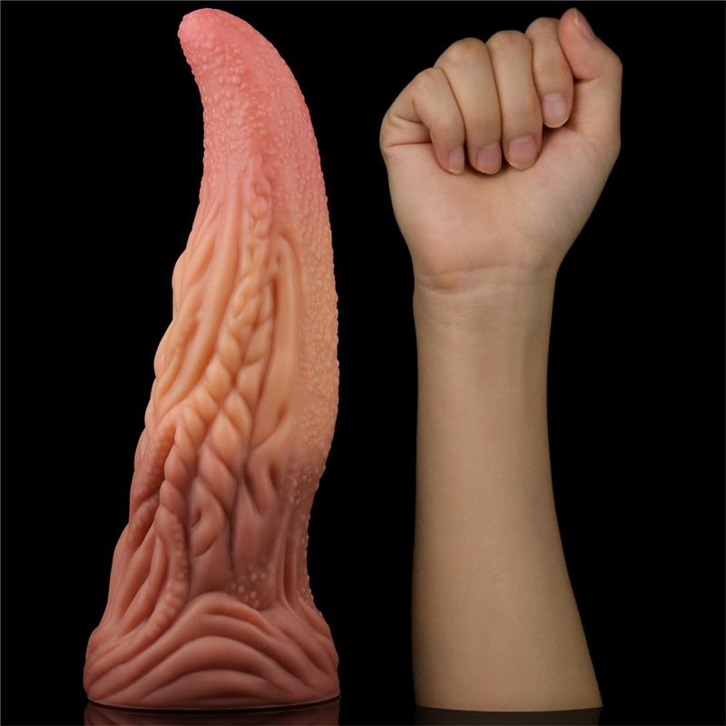DILDO LÍNGUA DUAL LAYER 10"