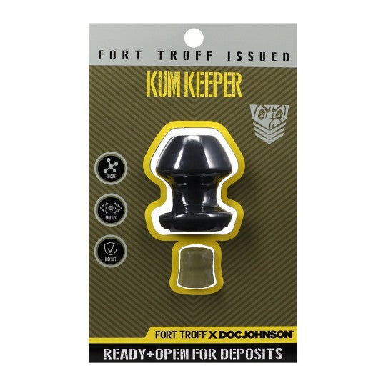 PLUG KUM KEEPER - SMALL - PRETO DOC JOHNSON