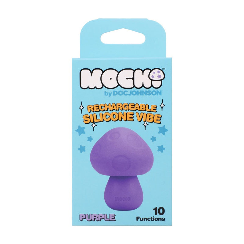VIBRADOR EM SILICONE RECARREGÁVEL COGUMELO MOCHI ULTRASKYN  DOC JOHNSON