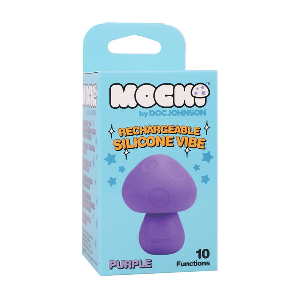VIBRADOR EM SILICONE RECARREGÁVEL COGUMELO MOCHI ULTRASKYN  DOC JOHNSON